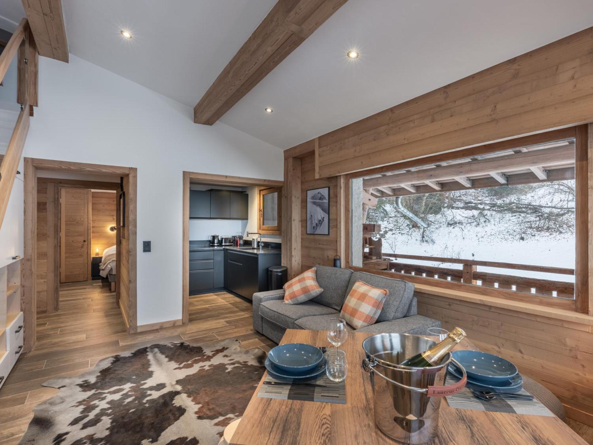 Chalet " Jeane " Proche Centre Межев Экстерьер фото